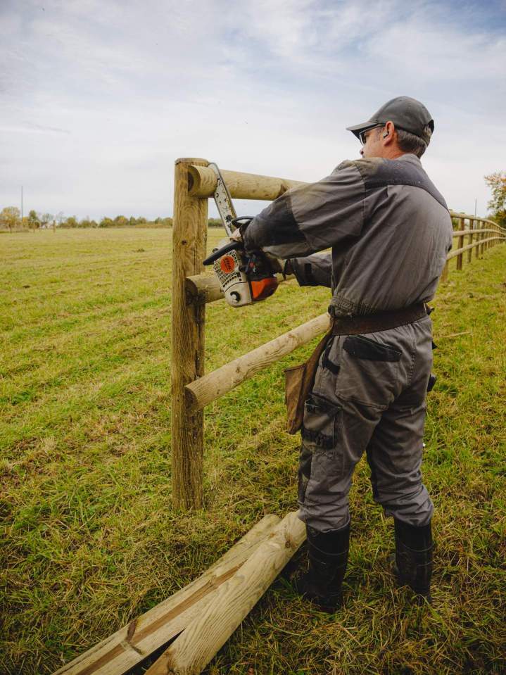 Fabrication de piquet en bois Maine-et-Loire